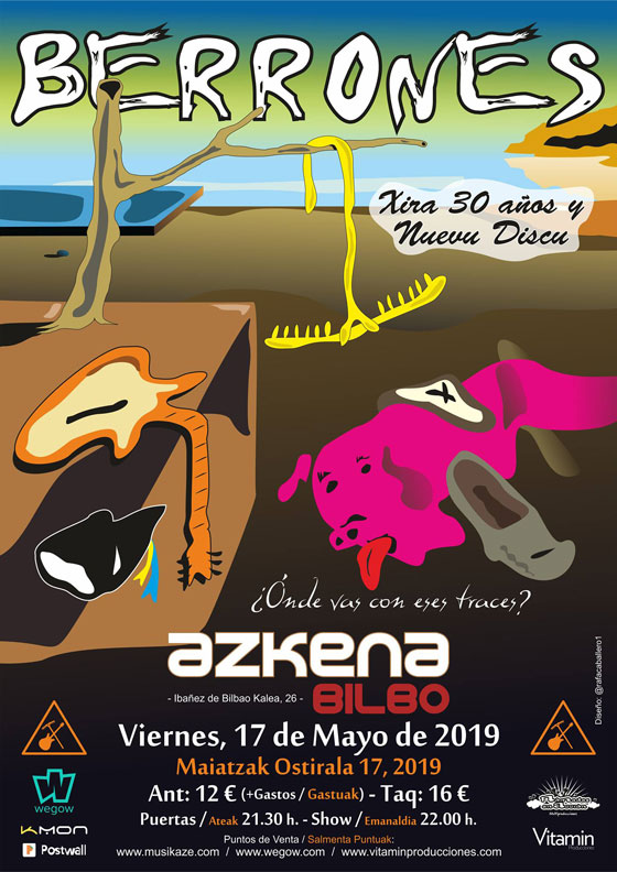 Los Berrones. Concierto en Bilbao (2019)