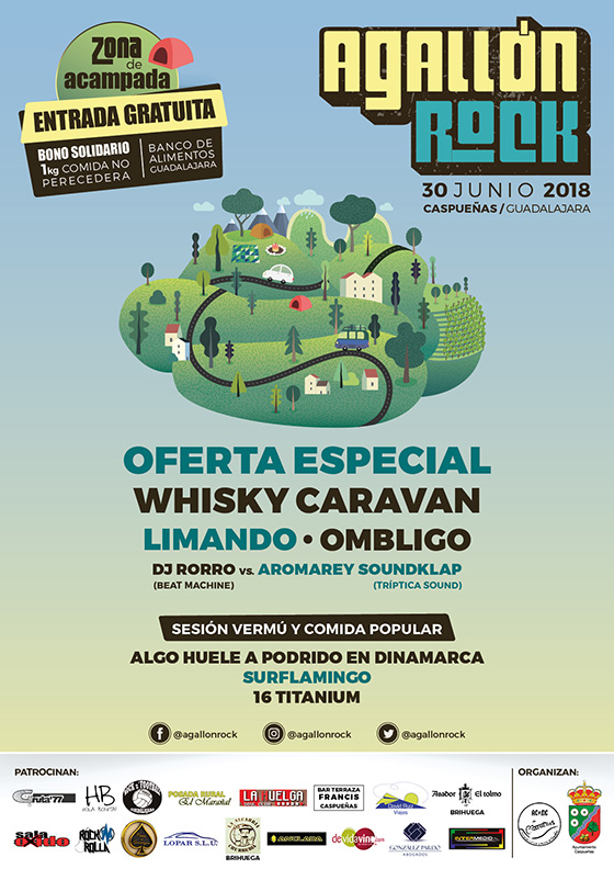 Cartel del Festival AgallÃ³n Rock 2018