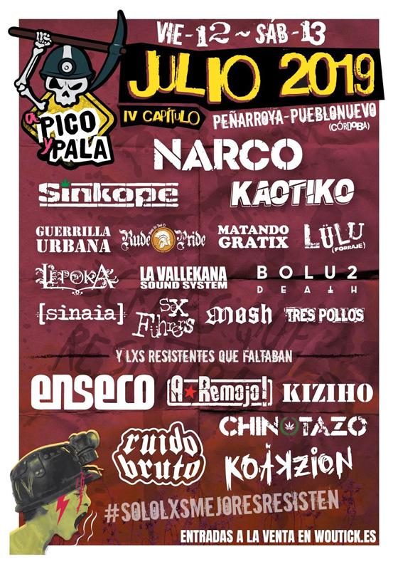 Cartel del Festival A Pico y Pala 2019