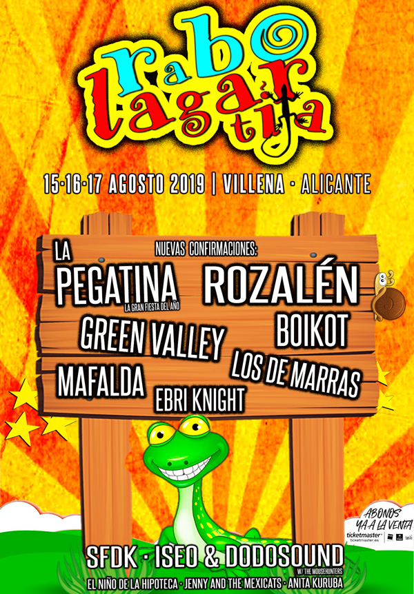 Cartel festival Rabolagartija