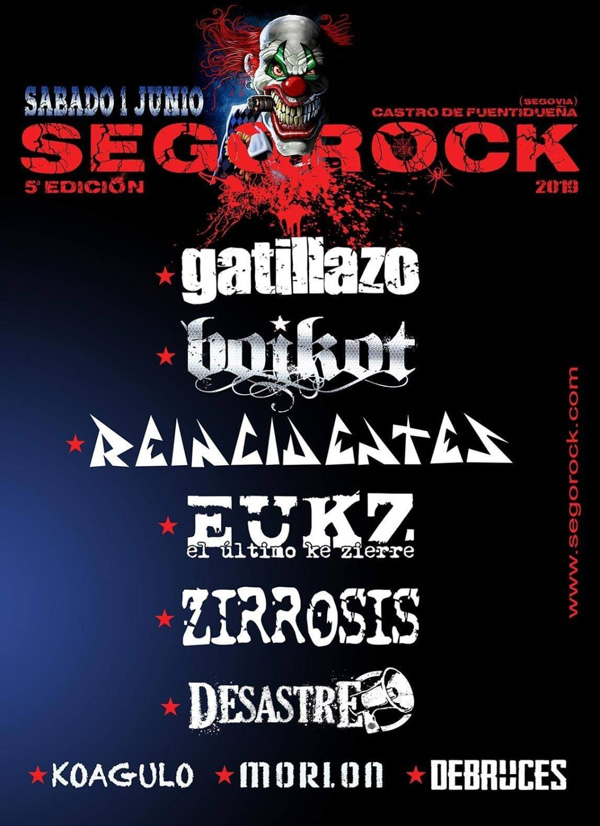 Cartel del festival Segorock