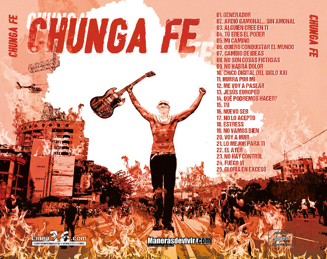 Chunga Fe - Lista de canciones