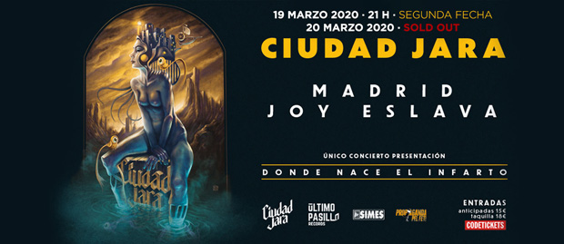 Concierto de Ciudad Jara en la Joy Eslava (Madrid)