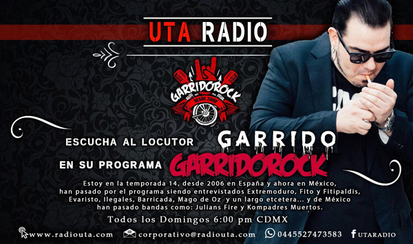 GarridoRock en la FM de CDMX