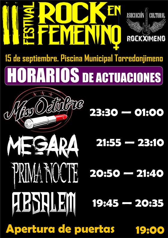 Festival Rock en Femenino