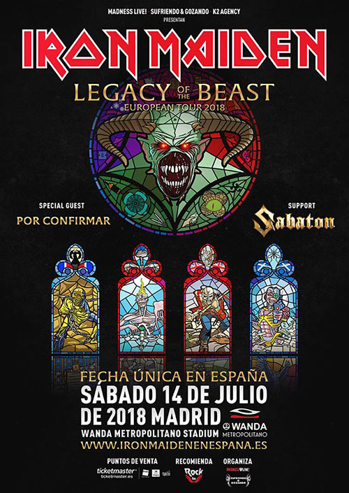 Iron Maiden - Concierto Madrid 2018