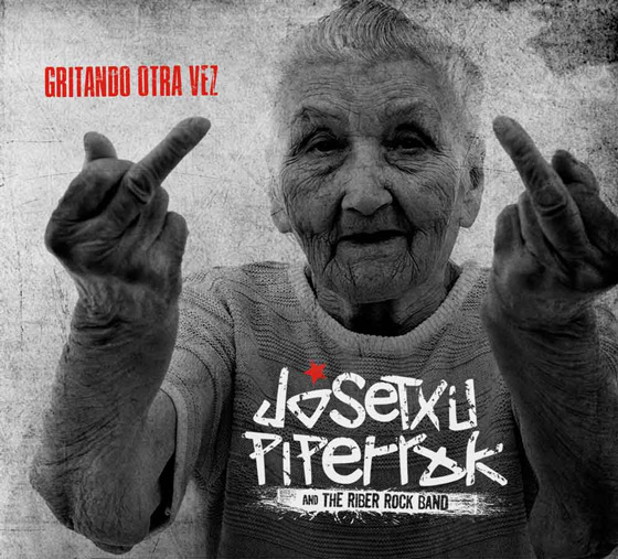 Portada del primero disco de Josetxu Piperrak & the Riber Rock Band