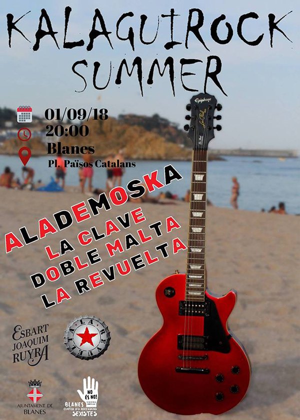 Cartel del festival Kalaguirock summer