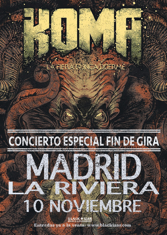 Concierto de despedida de Koma en Madrid