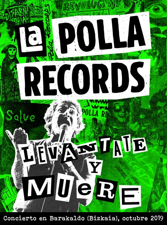 Disco + DVD en Directo de La Polla Records: Levántate y muere