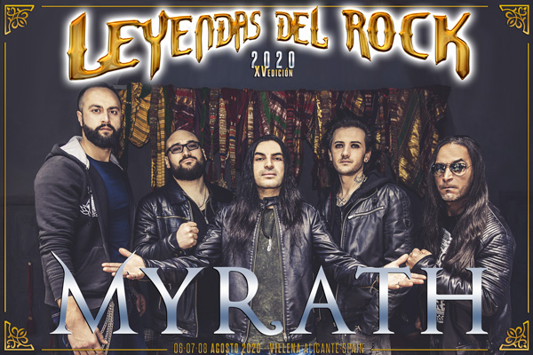 Myrath en el cartel del Leyendas del Rock