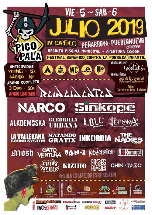 Cartel del festival A Pico y Pala