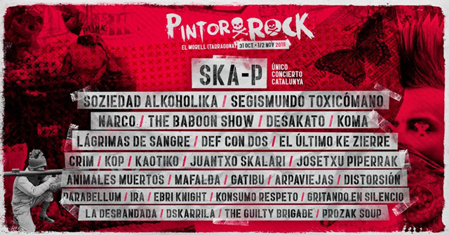 Cartel del PintorRock 2019