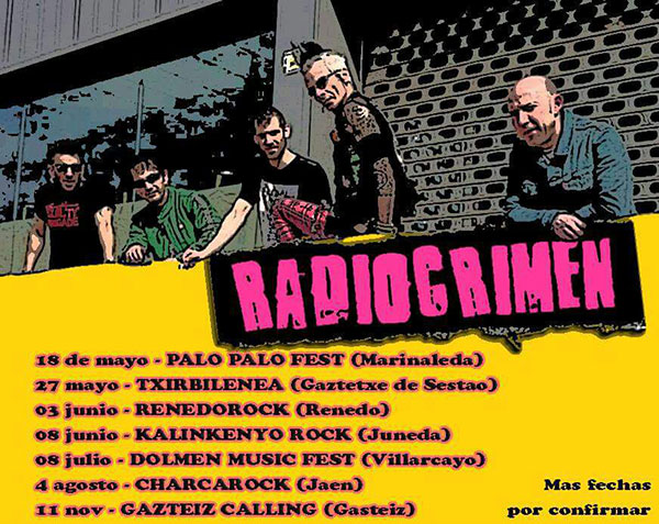 Conciertos de Radiocrimen