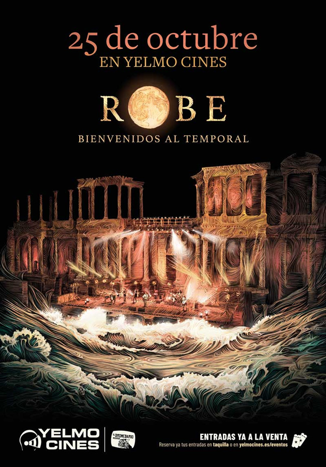 Robe. Película Bienvenidos al Temporal