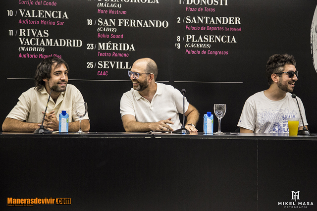 Rueda de prensa de Robe presentando la gira de Mayéutica