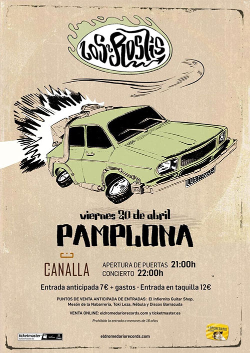 Los Roslis - Concierto en Pamplona
