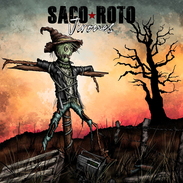 Portada del disco de Saco Roto Jirones. Diseño de Lucía de Andrés