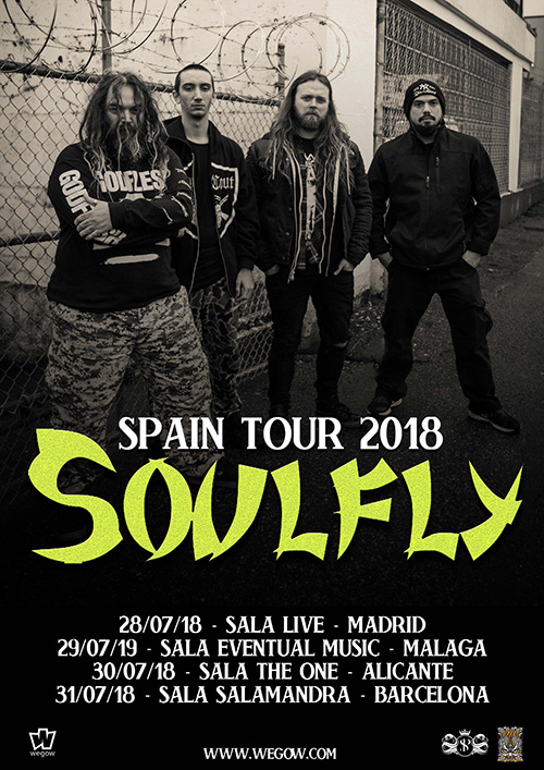 Entradas para la gira de Soulfly