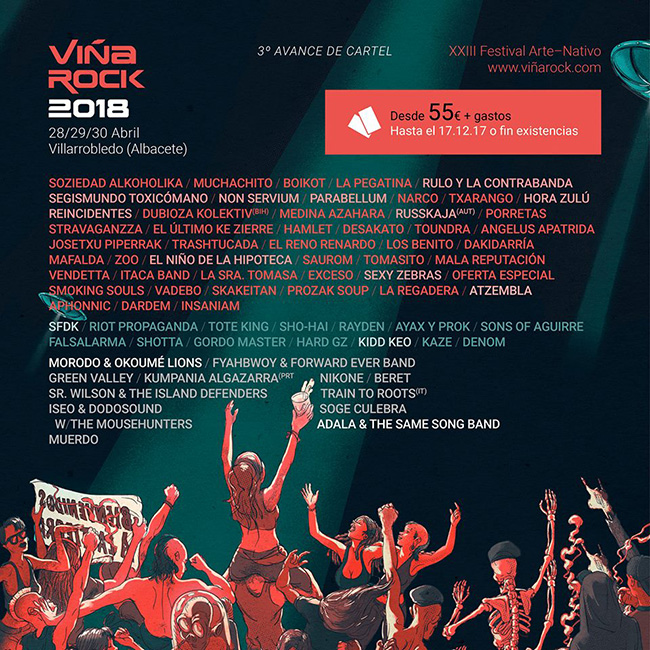 Cartel Viña Rock 2018