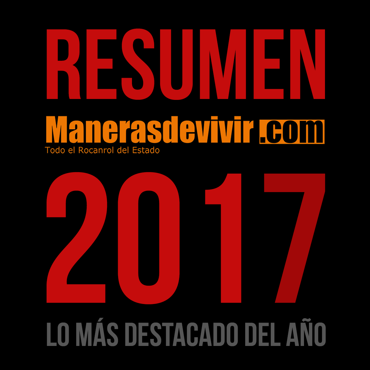 Resumen 2017. Lo más leído en Manerasdevivir.com