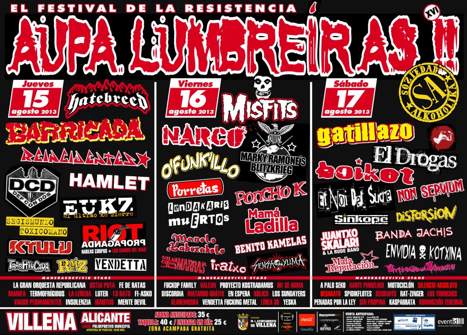 Cartel Lumbreiras