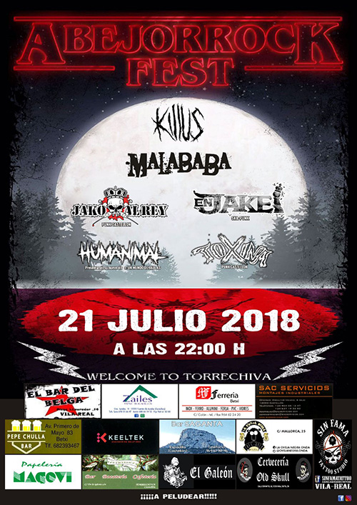 Cartel del festival Abejorrock