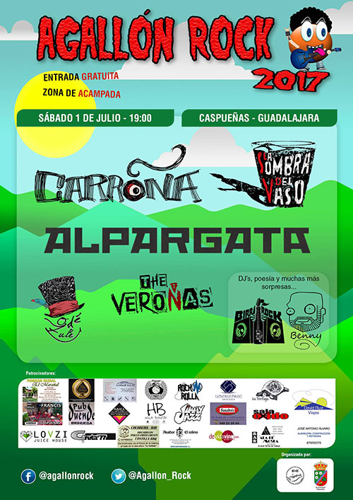 Cartel festival Agallón Rock 2017 