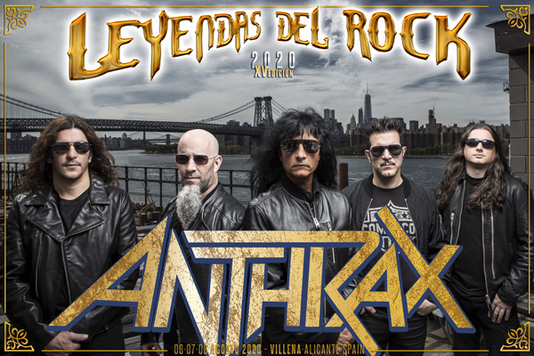 Anthrax al Leyendas del Rock 2020