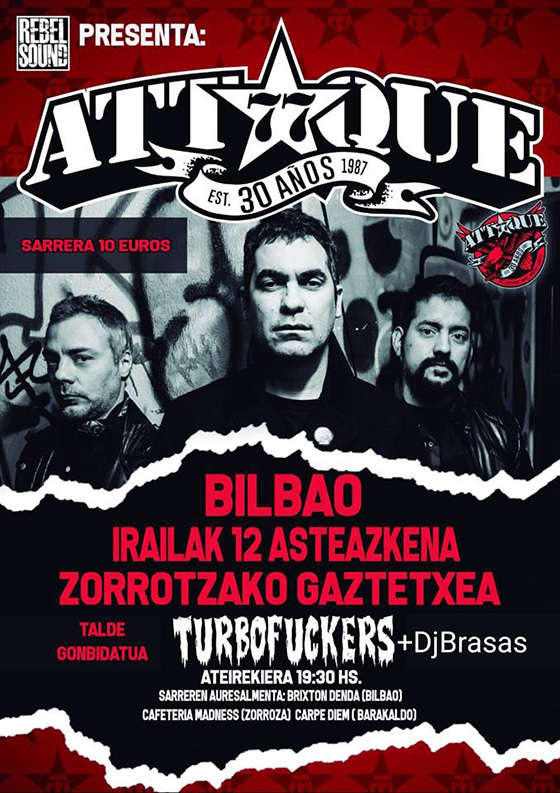 Attaque 77  - Cartel Gira 30 Aniversario