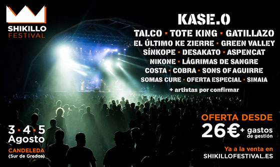 Cartel del Shikillo Festival. Tercer Avance