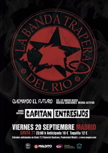 Concierto de La Banda Trapera del Río en Madrid