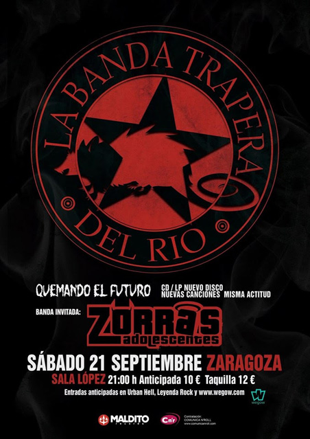 Concierto de la Banda Trapera del Río en Zaragoza