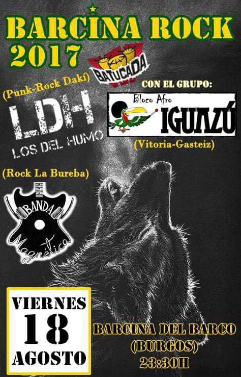 Cartel Barcina Rock 2017