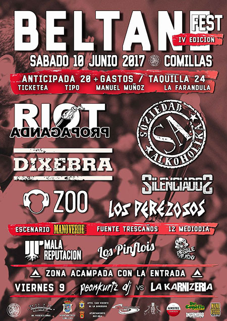 Cartel Beltane Fest 2017 Comillas