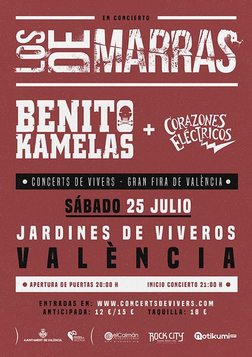 Primer concierto de Benito Kamelas con la nueva formación