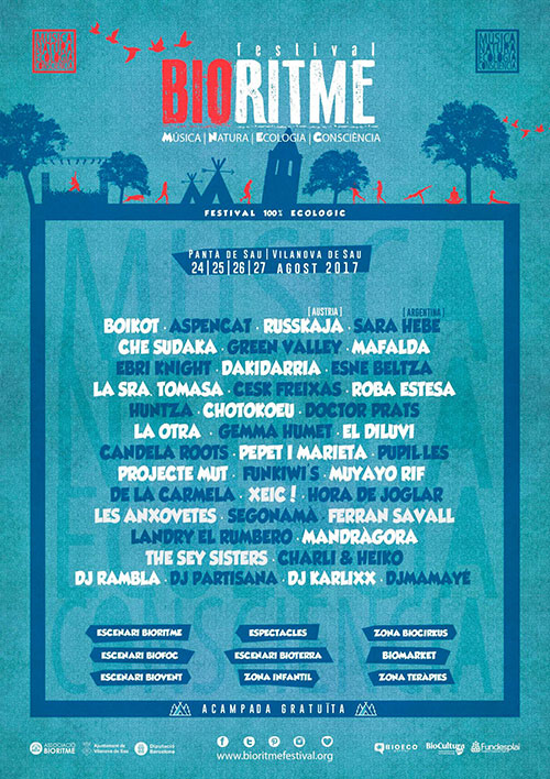 Cartel del BioRitme Festival 2017