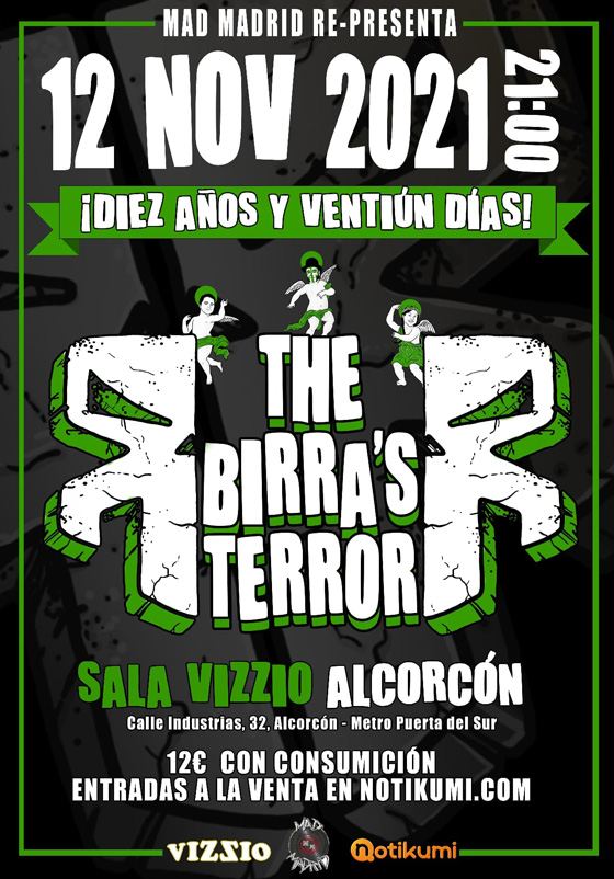 Concierto Aniversario The Birras Terror