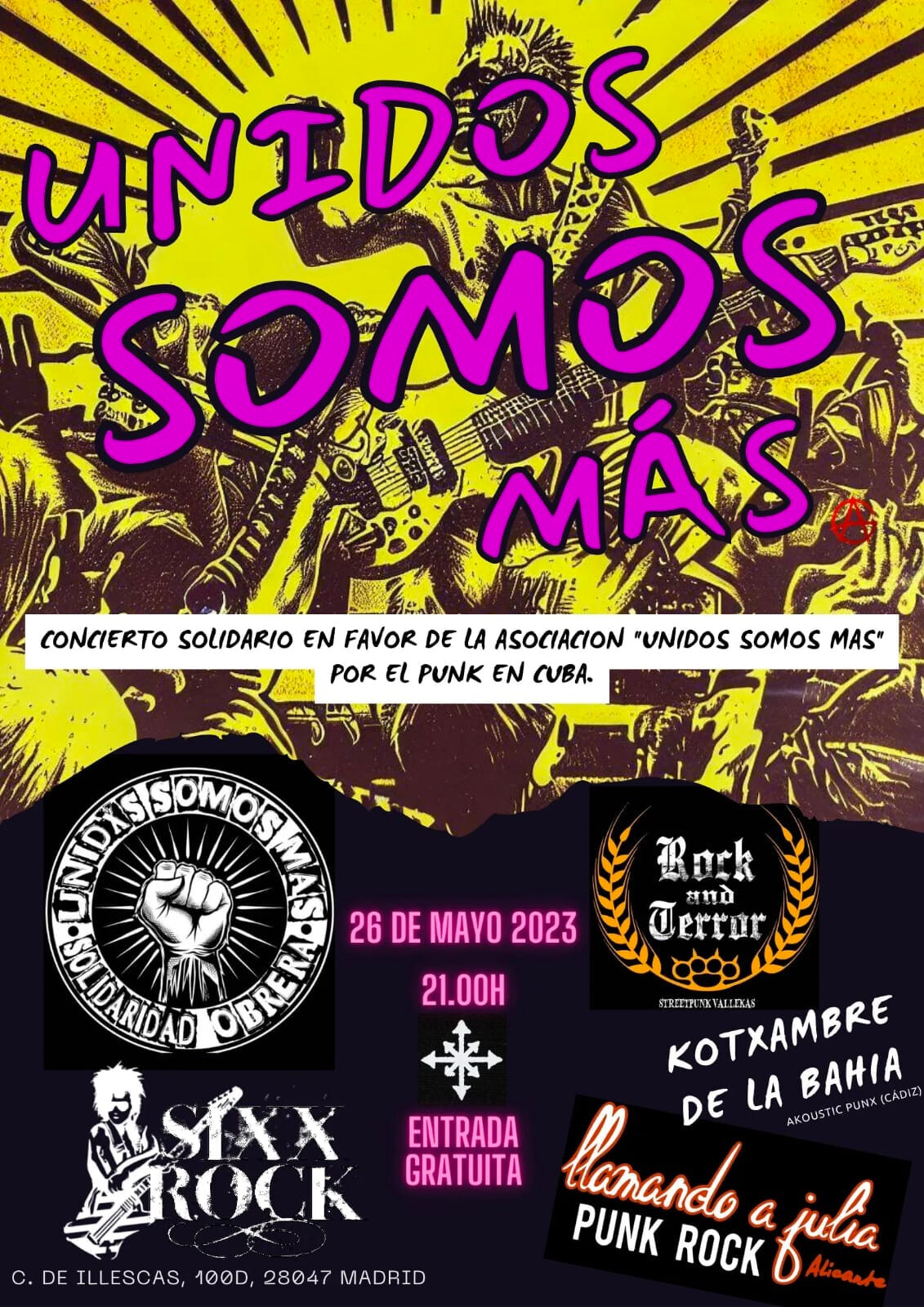 Unidos somos Más concierto Madrid