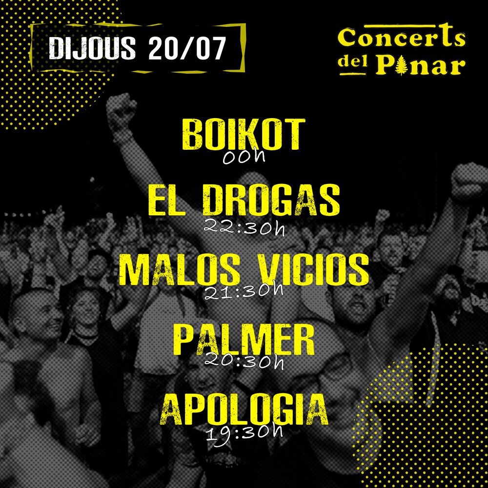 Concerts del Pinar 2023 jueves