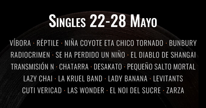 Singles 22-28 mayo 2023
