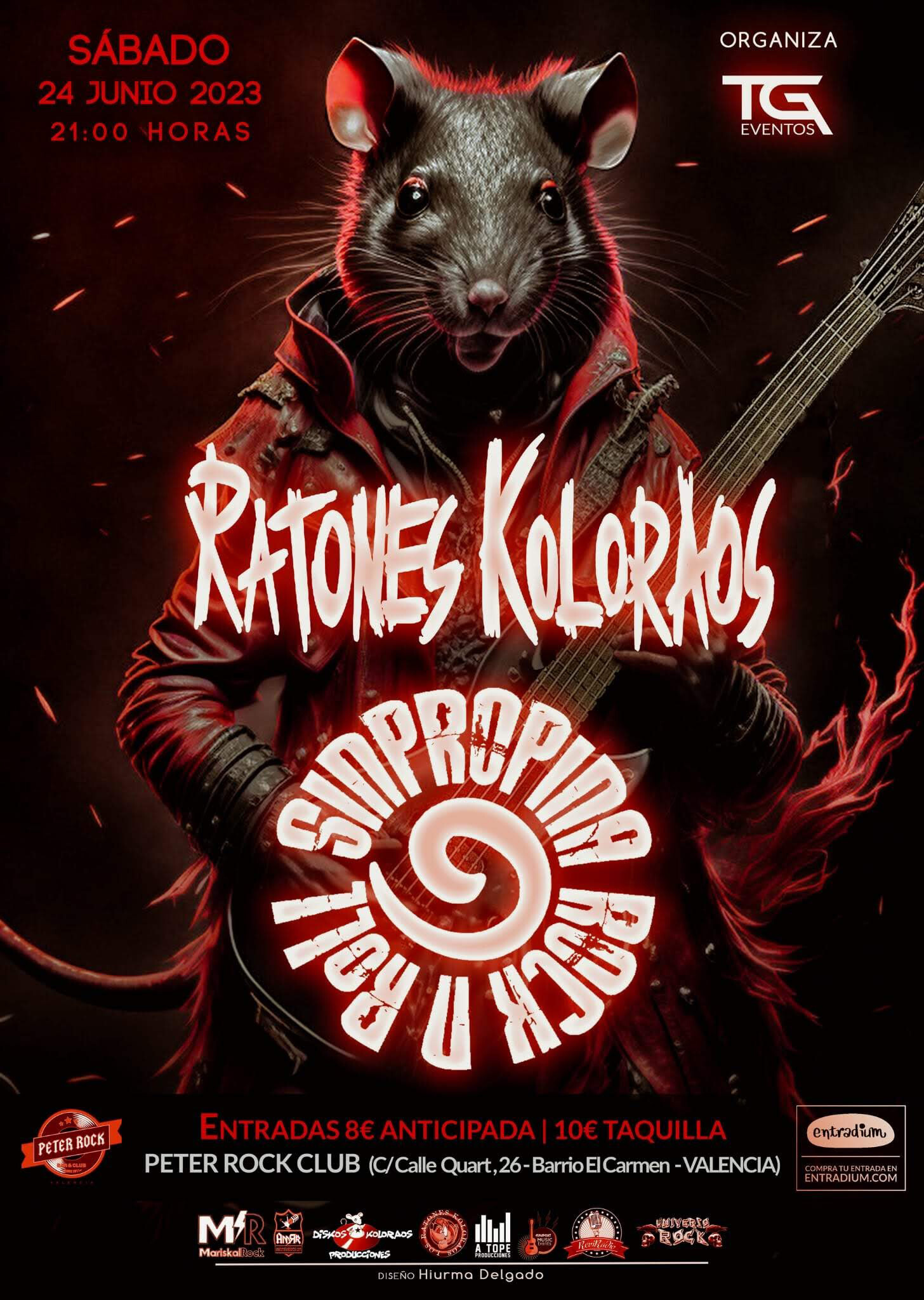 Ratones Koloraos + Sin Propina concierto Valencia