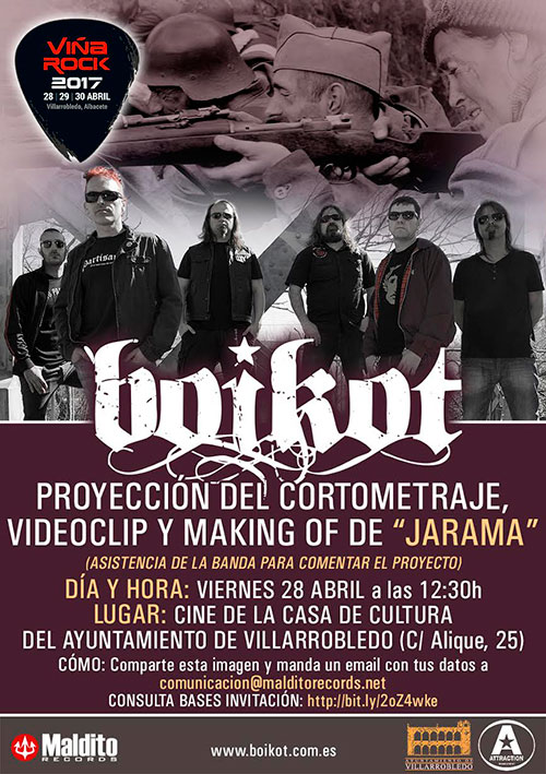 Proyección de Jarama en el Viña Rock