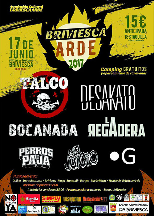 Cartel Briveisca Arde 2017