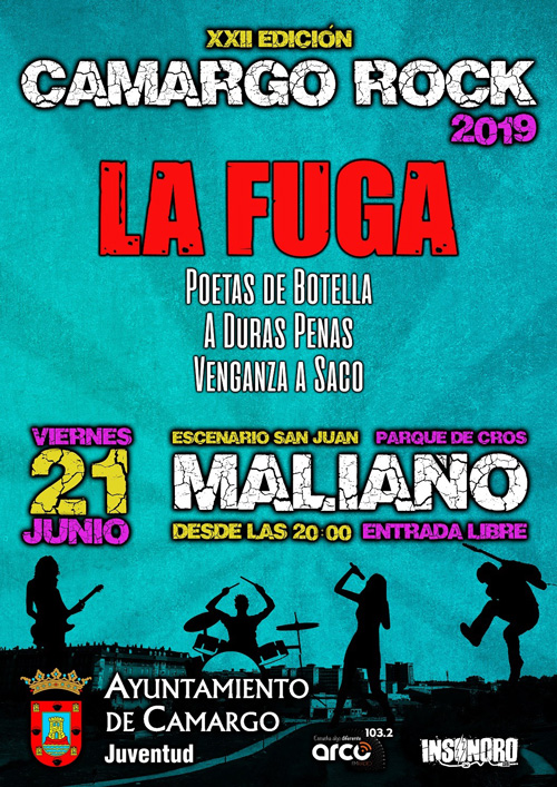 Cartel del festival Camargo Rock