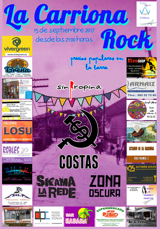 Cartel Carriona Rock 2017