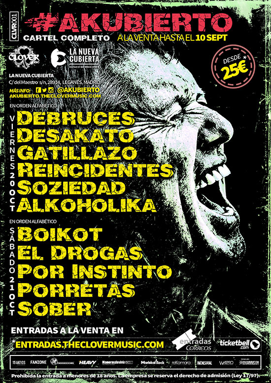 Cartel Festival A Kubierto