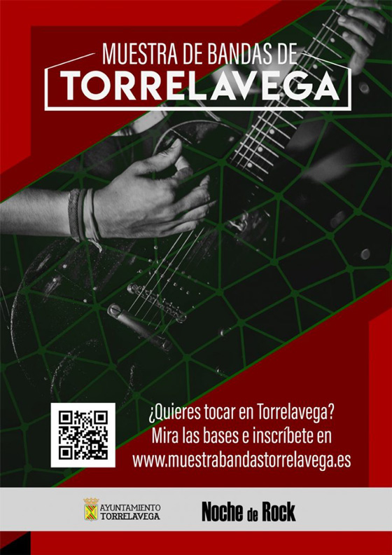 Cartel de la segunda Muestra de Bandas de Torrelavega