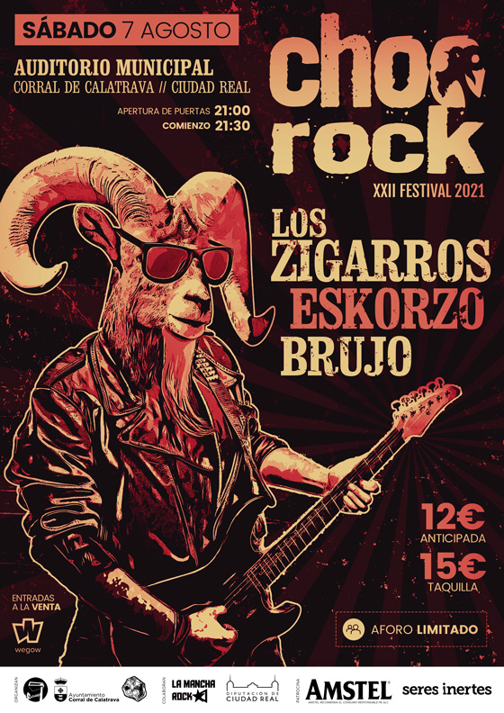 Cartel del Festival Choorock 2021