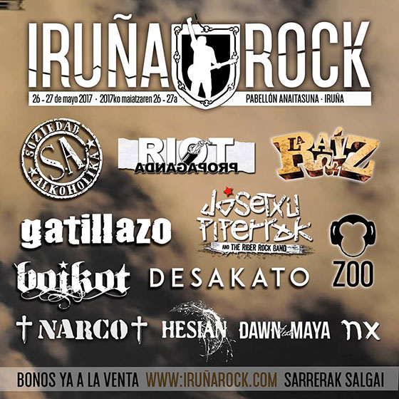 Cartel Iruña Rock